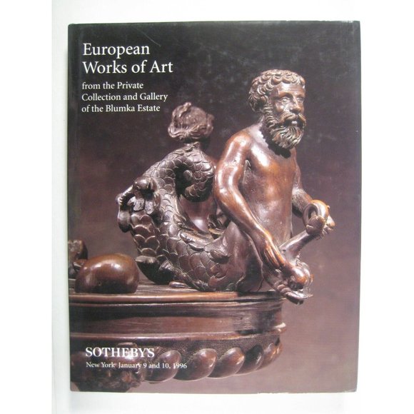 Sotheby's Catalog 1996 European Art Blumka Sculpture Spoons Pottery Furniture HC - Picture 1 of 6